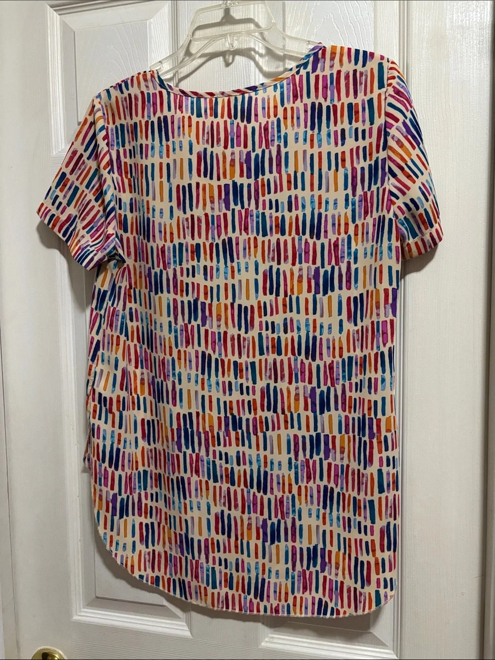 Spense Multicolor Brushstroke Short-Sleeve Tee